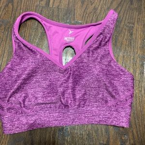 Purple Padded Sports Bra